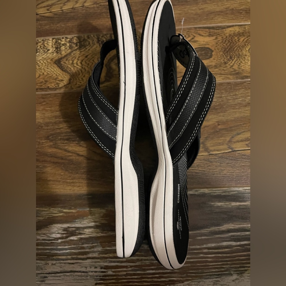 NWT Black Clarks Cloudsteppers Size 10 - Picture 5 of 6